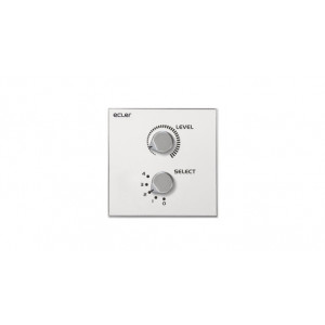 ECLER Remote volume + 4 Source or preset wall plate.